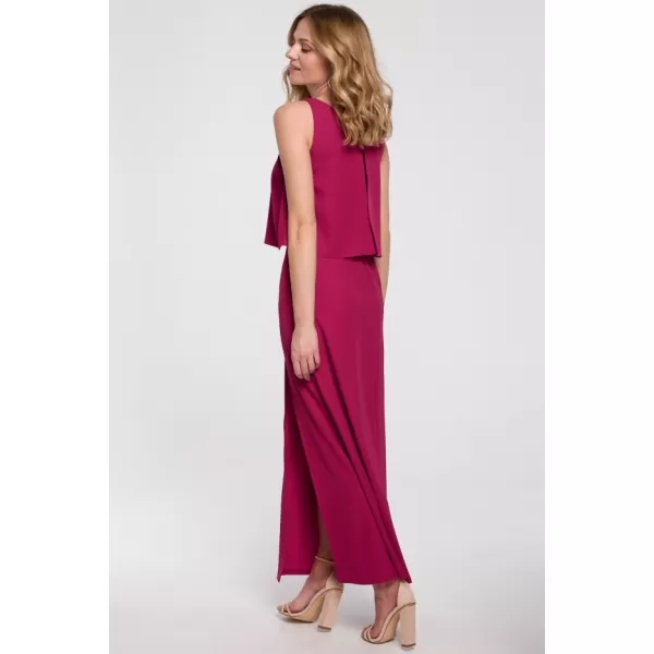  Rochie MAKOVER K048 PRUNĂ 