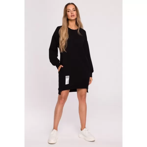  Hanorac de dama MOE M676 NEGRU 