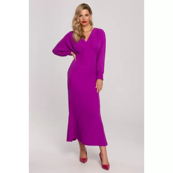  Rochie MAKOVER K143 LAVANDĂ 