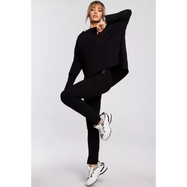  Pantaloni de dama MOE M493 NEGRU 