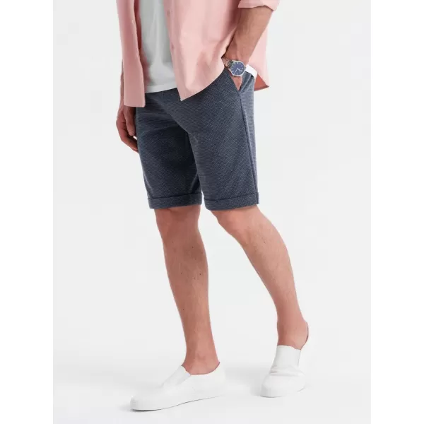  Pantaloni scurţi OMBRE OM-SRCS-0177 ALBASTRU MARIN 
