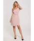 Rochie MAKOVER K149 ROZ CREPONAT