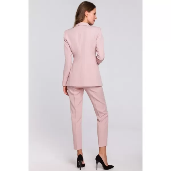  Geaca de dama MAKOVER K036 ROZ CREPONAT 