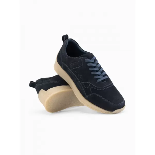  Pantofi pentru bărbați OMBRE OM-FOSL-0205 ALBASTRU MARIN 