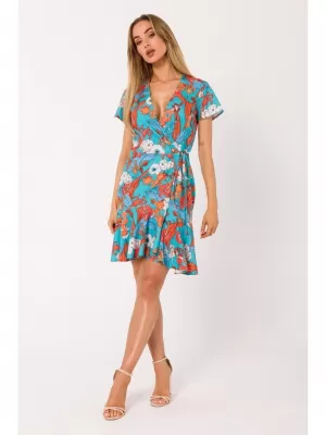Rochie MOE M738 ALBASTRU