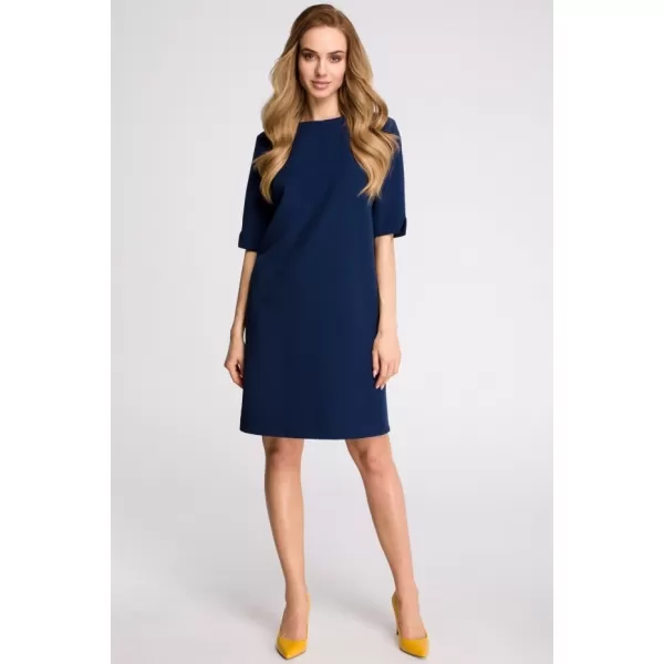  Rochie STYLOVE S113 ALBASTRU MARIN 