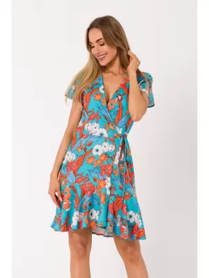 Rochie MOE M738 ALBASTRU