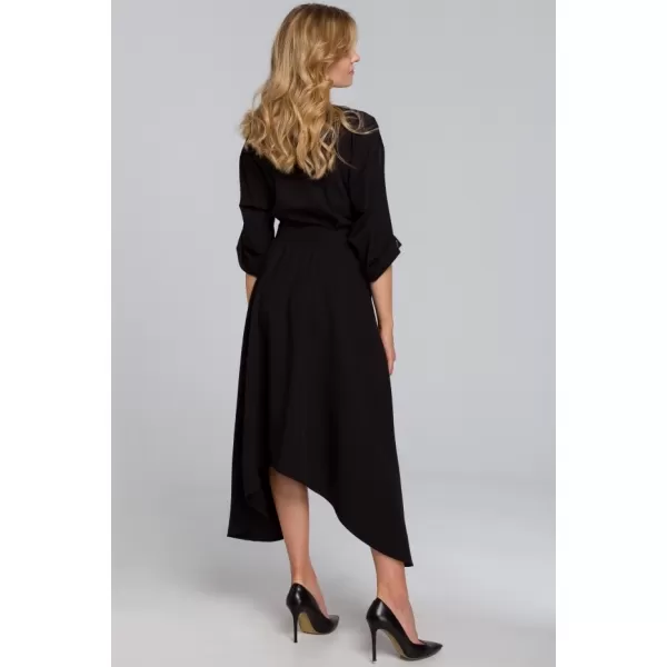  Rochie MAKOVER K086 NEGRU 