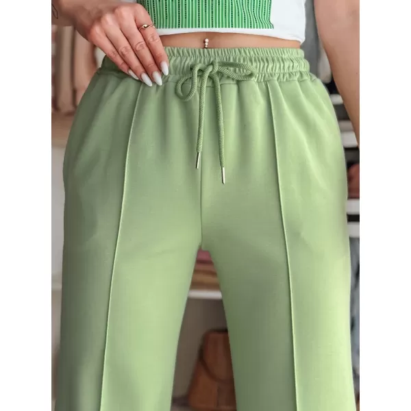  Pantalonii pentru doamne DSTREET DRESSANIK UY2698 VERDE 