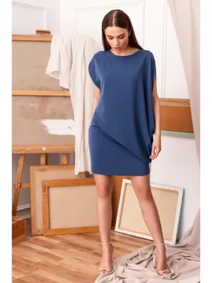 Rochie STYLOVE S262 ALBASTRU