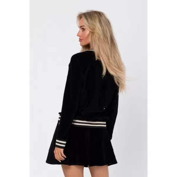  Hanorac de dama MOE M766 NEGRU 