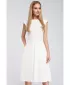 Rochie MOE M296 ECRU-nefun ALB