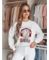 Panoul pentru doamne DSTREET LALA VIBE BY1504 ALB