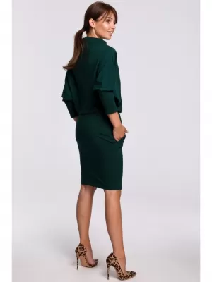 Rochie BEWEAR B175 VERDE ÎNCHIS