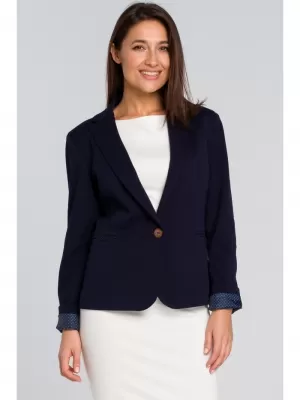 Geaca de dama STYLOVE S154 ALBASTRU MARIN