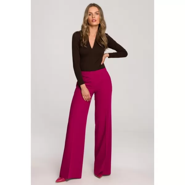 Pantaloni de dama STYLOVE S311 PRUNĂ 