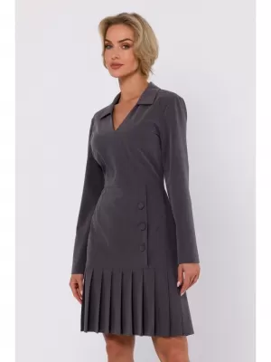 Rochie MOE M752 GRI ÎNCHIS