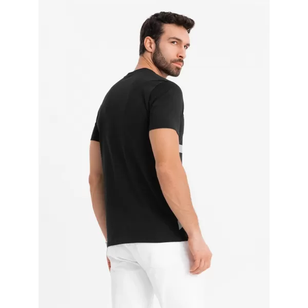  Cămaşă OMBRE OM-TSPT-0213 NEGRU 