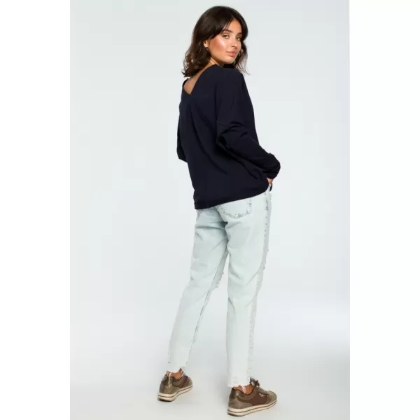  Bluza de dama BEWEAR B094 ALBASTRU MARIN 