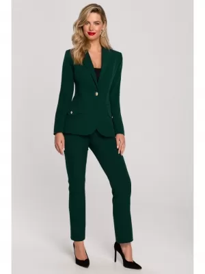 Geaca de dama MAKOVER K141 VERDE STICLA