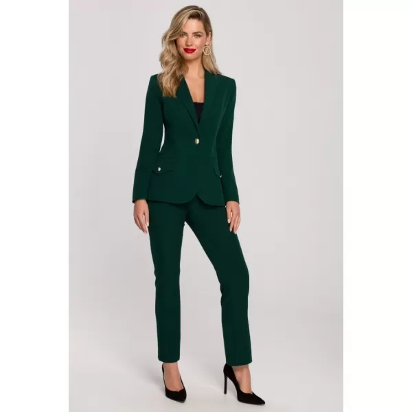  Geaca de dama MAKOVER K141 VERDE STICLA 