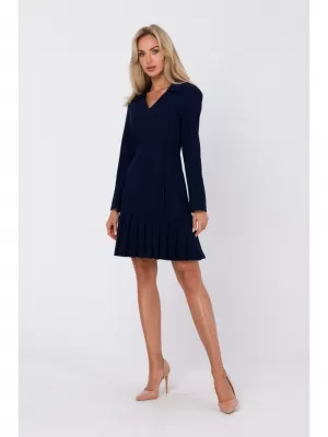 Rochie MOE M752 ALBASTRU MARIN