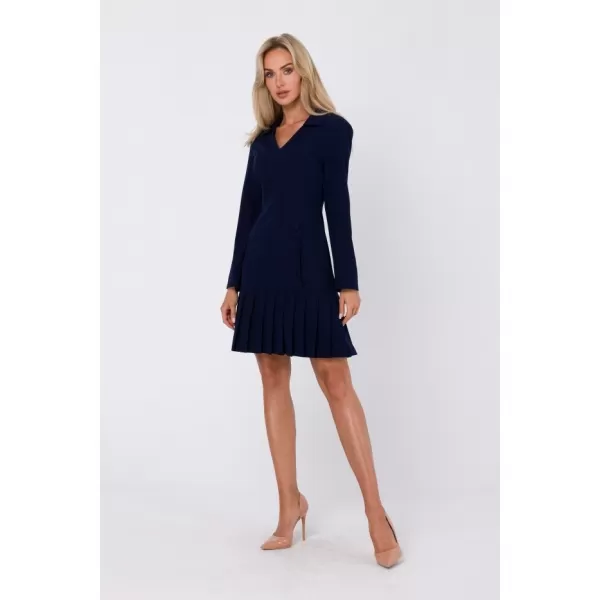  Rochie MOE M752 ALBASTRU MARIN 