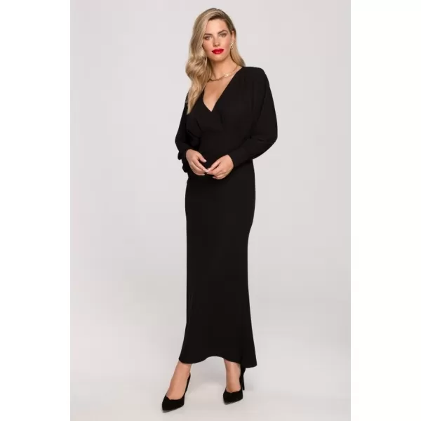  Rochie MAKOVER K143 NEGRU 