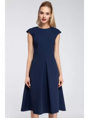 Rochie MOE M296 ALBASTRU MARIN