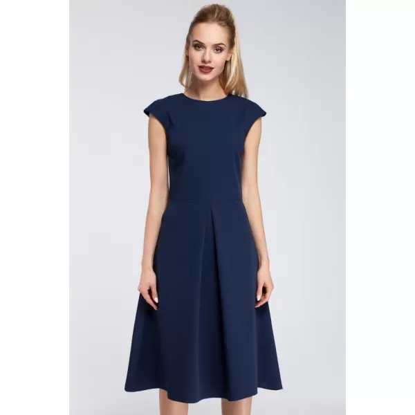  Rochie MOE M296 ALBASTRU MARIN 