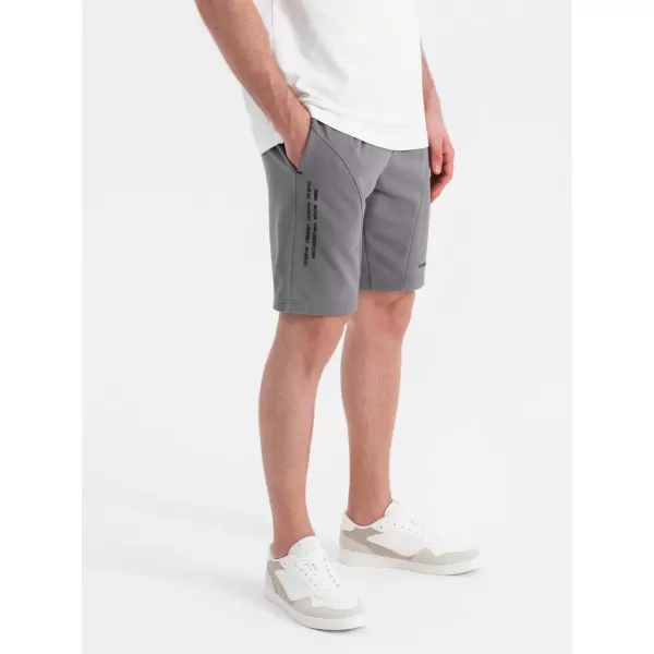  Pantaloni scurţi OMBRE OM-SRSK-0138 GRI 