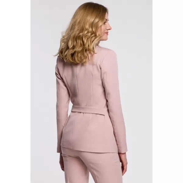  Geaca de dama MAKOVER K056 ROZ CREPONAT 