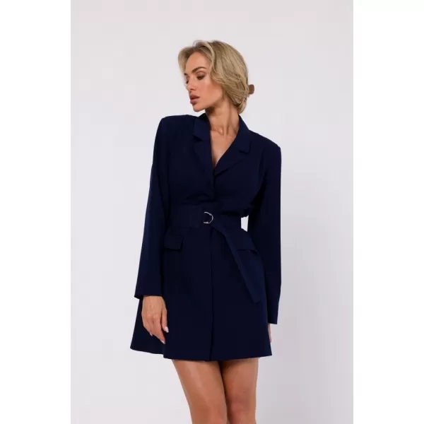 Rochie MOE M749 ALBASTRU MARIN 