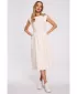 Rochie MOE M581 CREMĂ
