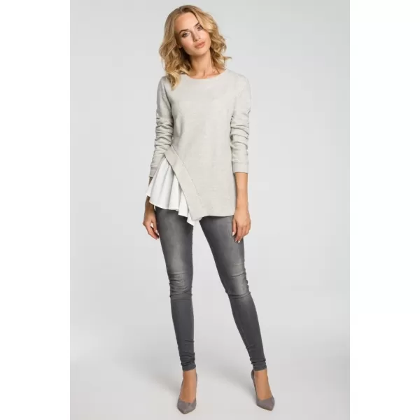  Bluza de dama MOE M333 GRI DESCHIS 