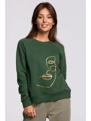 Hanorac de dama BEWEAR B167 VERDE GAZON