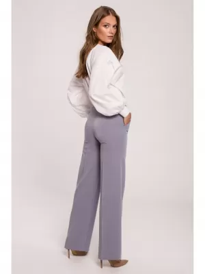 Pantaloni de dama MAKOVER K114 GRI PORUMBEL