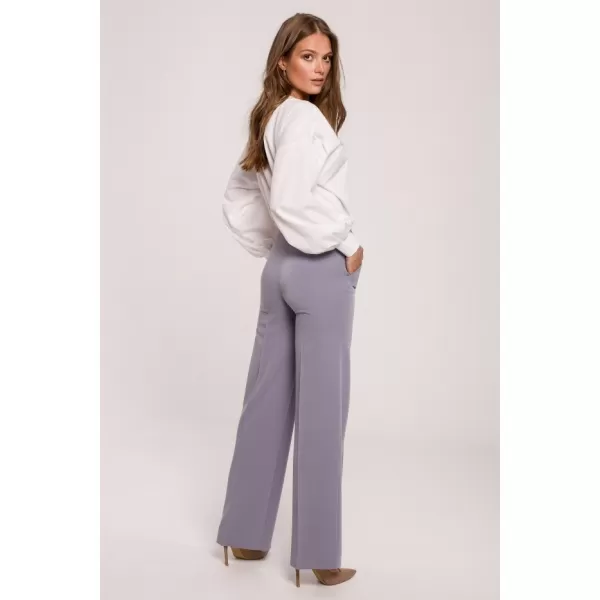  Pantaloni de dama MAKOVER K114 GRI PORUMBEL 