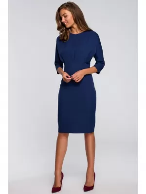 Rochie STYLOVE S242 ALBASTRU MARIN