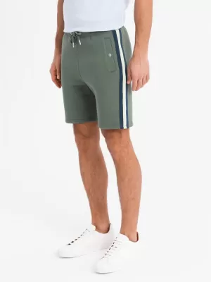 Pantaloni scurți pentru bărbați OMBRE OM-SRSK-0156 MĂSLIN