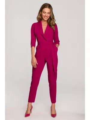Salopete de dama STYLOVE S316 PRUNĂ