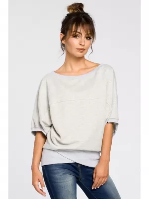 Bluza de dama BEWEAR B048 GRI DESCHIS