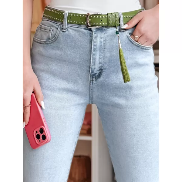  Pantalonii pentru doamne DSTREET FITARINKA UY2422 ALBASTRU 