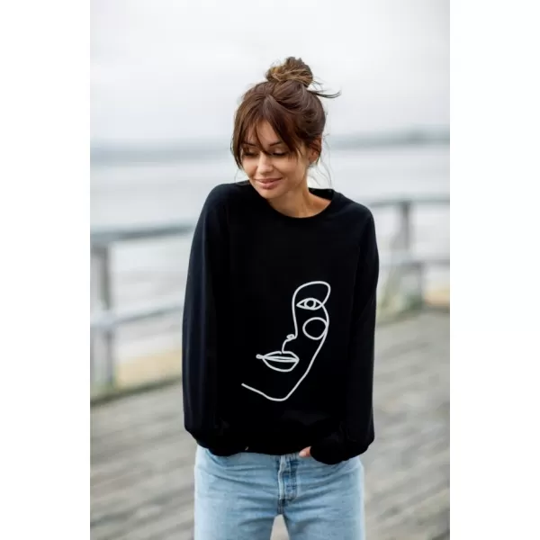  Hanorac de dama BEWEAR B167 NEGRU 