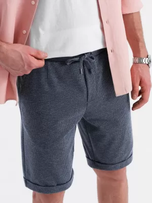 Pantaloni scurţi OMBRE OM-SRCS-0177 ALBASTRU MARIN