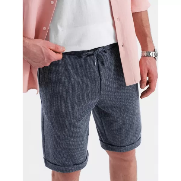  Pantaloni scurţi OMBRE OM-SRCS-0177 ALBASTRU MARIN 