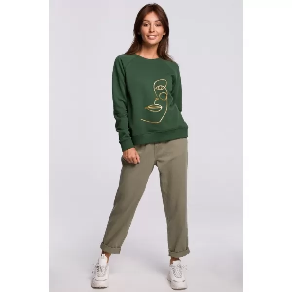  Hanorac de dama BEWEAR B167 VERDE GAZON 