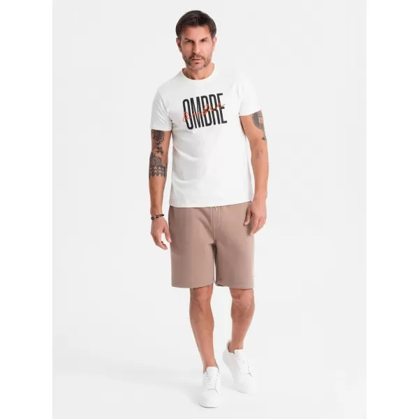  Pantaloni scurți pentru bărbați OMBRE OU-SRBC-0101 MARO 