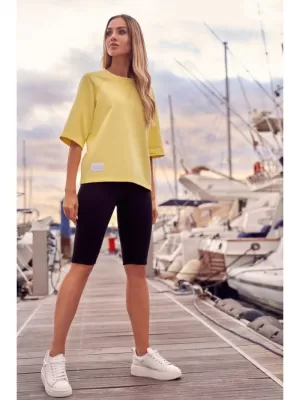 Pantaloni scurți de damă MOE M593 NEGRU