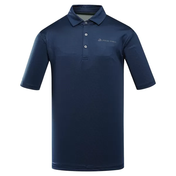  Mens t -thirt cu guler ALPINE PRO COOWEL 2 ALBASTRU 